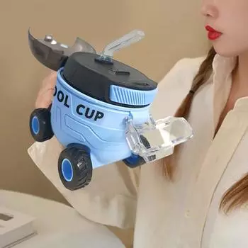 1 шт. стаканчик-соломинка для вездехода, переносной стаканчик для воды для спорта на открытом воздухе, стаканчик для напитков, стаканчик для молока, подарок на день рождения