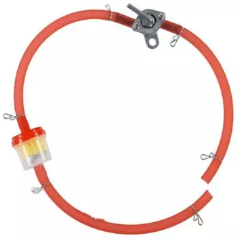 1 шт. стальной топливный фильтр красный трубка комплект китайских деталей для квадроцикла скутер топливная магистраль для 50cc-250cc Baja