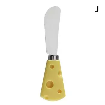 1 шт стальные ножи для сыра из нержавеющей стали с бамбуковой деревянной ручкой для нарезки сыра