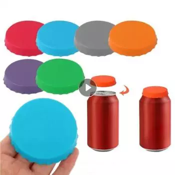 1 шт. стандартные крышки банок для напитков, герметичные уплотнительные крышки, мягкие крышки для красного вина, уплотнительные крышки, крышки банок для напитков, защитные крышки для соды тележка серый