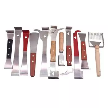 1 шт. стандартный скребок, лопатка для пчелиной пыльцы из нержавеющей стали, пасеочный костюм для пчеловода, оборудование для ульев медоносных пчел CW461