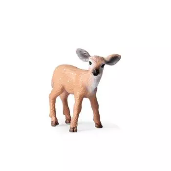 1 шт. Статуэтка животного Маленький белохвостый олень Цельное украшение Рождественское украшение для рабочего стола Подарок