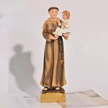 1 шт. Статуя Святого Антония, икона католического святого, семейная молитва, украшения, Иисус Христос, домашнее украшение, поделки из смолы