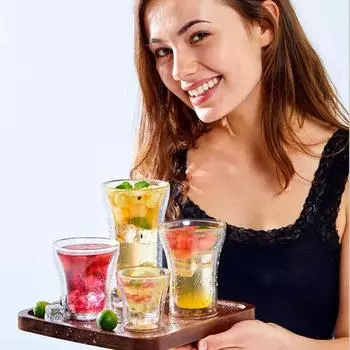 1 шт. стеклянная кофейная чашка неправильной формы, кружка для воды, термостойкая стеклянная кружка для молока, сока, пива, чаепития, кухонных принадлежностей 201-300ml