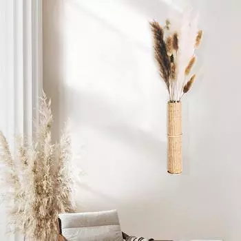 1 шт. стеклянная настенная цветочная кашпо гидропоника плетеная настенная ваза настенное украшение