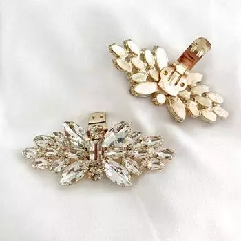 1 шт. стеклянная заколка для обуви женская съемная пряжка для обуви на высоком каблуке цветок свадебный зажим для обуви ювелирный декор as the picture