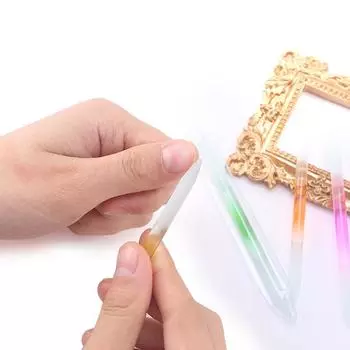 1 шт. стеклянные пилочки для ногтей толкатель для кутикулы маникюрная палочка профессиональное средство для удаления кутикулы педикюр для маникюра ногти аксессуары розы красного