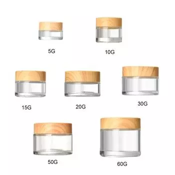 1 шт. Стеклянный косметический контейнер, пустые баночки для образцов с герметичными крышками, контейнеры для образцов косметики для лосьона, крема 4