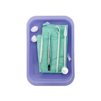 1 шт. Стерилизуемый лоток для стоматологических инструментов, стоматологические автоклавируемые пластиковые поддоны, стоматологические инструменты, плоские лотки, расходные материалы, аксессуары