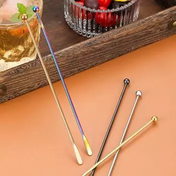 1 шт. стержень для перемешивания из нержавеющей стали, мешалки для бармена, кухонные принадлежности для бара розового золота