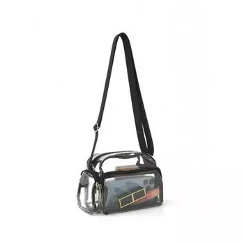 1 шт. стильная прозрачная и легкая сумка через плечо, подходящая для девочек, работающих на открытом воздухе, для путешествий, покупок белый