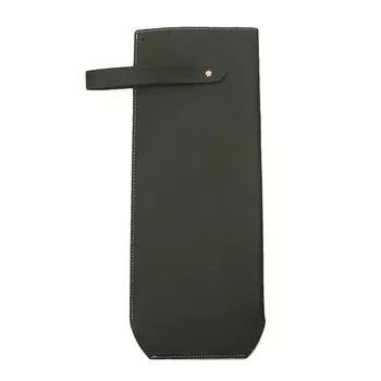 1 шт. стильная сумка для упаковки вина из искусственной кожи с ручкой, сумка для бутылки шампанского, подарочная сумка для вечеринки, свадебные принадлежности one size темно-зеленого