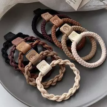 1 шт. стильные женские резинки для волос для девочек красивые эластичные резинки для волос элегантные держатели для волос «конский хвост» аксессуары для головных уборов 1PC чёрный