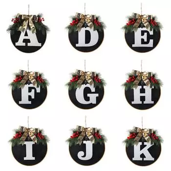 1 шт. стильный и изысканный дверной подвесной удобный рождественский венок прочный подвесной рождественский декор
