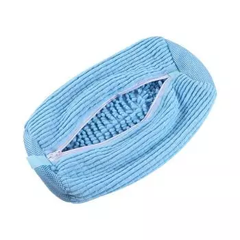 1 шт. Стиральная машина для стирки обуви, антидеформационный мешок для стирки, бытовой мешок для стирки обуви, защитный мешок для обуви синий