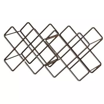 1 шт., стойка для хранения аксессуаров для домашнего бара, современный держатель для дисплея, роскошная стойка для винных бутылок, высококачественная металлическая стойка для шкафчиков чёрный