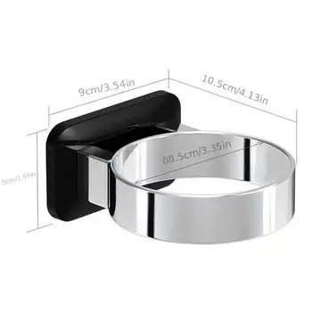 1 шт. стойка для хранения фена без перфорации, настенная подставка для фена с полкой для домашней ванной комнаты, гардеробной белый