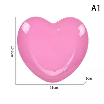 1 шт. столовая посуда из нержавеющей стали в форме сердца, десертная тарелка в японском стиле, поднос, тарелка для закусок, тарелка для сухофруктов, тарелка для беспорядка