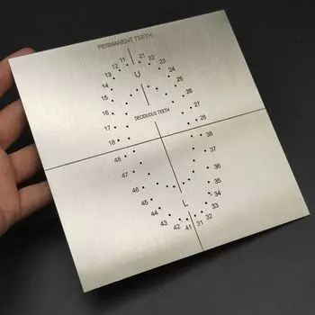 1 шт., стоматологическая резиновая плотина, дырокол, резиновая плотина, инструмент, инструмент для отбеливания зубов из нержавеющей стали 1 piece