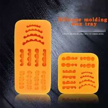 1 шт. стоматологическая восковая фигурка пленка основа модели зубного протеза стоматологическая лабораторная восковая резиновая модель зуба перевернутая форма стоматологические лабораторные инструменты