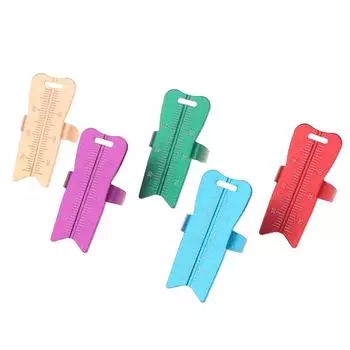 1 шт. стоматологические линейки алюминиевые стоматологические эндодонтические линейки для пальцев измерительная шкала эндодонтические стоматологические инструменты измерительный инструмент для пальцев фиолетовый