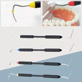 1 шт. стоматологический эндодонтический ручной плаггер Бьюкенен, инструмент для заполнения NITI, наконечник № 0, № 1, № 2, № 3, эндодонтические стоматологические инструменты 1PC 0 чёрный/жёлтый