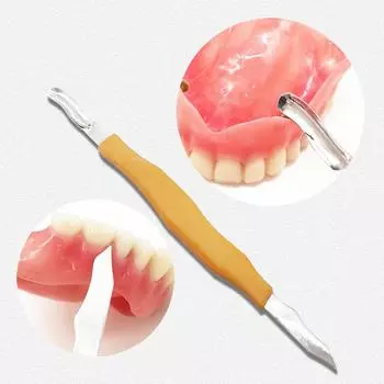 1 шт. стоматологический инструмент для резьбы по воску шпатель для слепка силиконовая шпатлевка резка восковая форма лезвие триммер принадлежности для формовки резак 1 piece