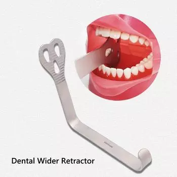 1 шт., стоматологический расширитель, лингвальный изолирующий ретрактор, ретрактор для рта, стоматологические ретракторы, ротовой открыватель, кляп для рта 1 piece