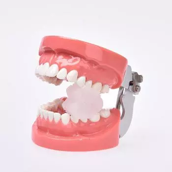 1 шт. стоматологический раздельный тип поддержка рта автоклавируемый мягкий детский жесткий взрослый удобный прикус эргономичный дизайн стоматологический инструмент жёлтый