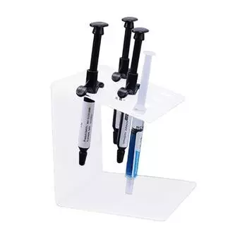 1 шт. стоматологический шприц акриловый органайзер держатель чехол композитный держатель смолы лабораторные принадлежности для стоматологической клиники onesize
