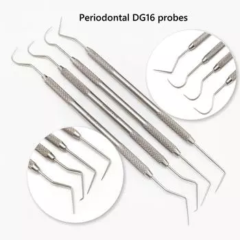 1 шт. стоматологический зонд DG16 стоматологический пародонтальный зонд из нержавеющей стали исследователь корневого канала зонд стоматологический эндодонтический инструмент 1 piece A