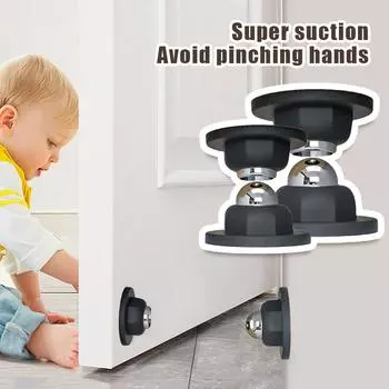 1 шт., стопор двери автофургона, магнитный клей, винтовое крепление, противоударный держатель для шумоподавления двигателя, дверь прицепа, дома, лодки, Catc J4Q3