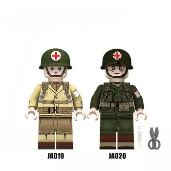 1 шт., строительные блоки для кукол-медиков времен Второй мировой войны для детей