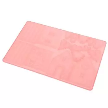 1 шт. строительный блок рождественский домик шоколадная форма силиконовая форма украшение