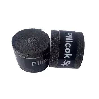 1 шт., сухая теннисная ракетка, противоскользящие впитывающие пот обертывания, ручки для бадминтона, вибрационная ручка для ракетки, спортивная спортивная лента чёрный