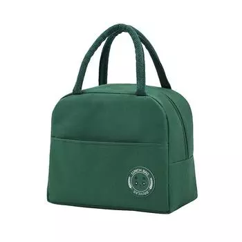 1 шт. сумка для бенто с надписью Bear Label 600D из ткани Оксфорд, утолщенная алюминиевая фольга, изоляция, водонепроницаемая, прочная, легкая, изолированная сумка для ланча чёрный