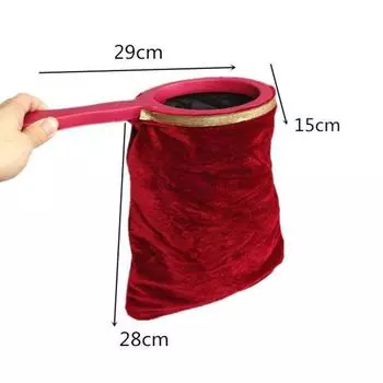 1 шт. сумка для фокусов и трюков для начинающих фокусников, реквизит для создания сумки для магии, случайные цвета вещей или универ Z6N5 Blue pattern-one size