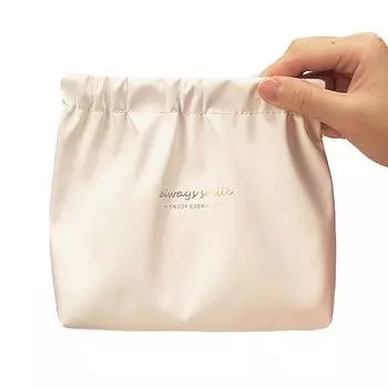 1 шт., сумка для хранения косметики из искусственной кожи, портативный женский тампон, гигиенические прокладки, чехол белый