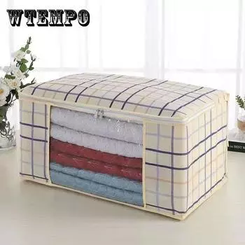 1 шт. сумка для хранения Нетканый прозрачный оконный органайзер для одежды сумка для легкого складывания хозяйственных товаров