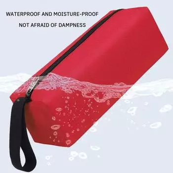 1 шт. сумка для инструментов многофункциональная водонепроницаемая портативная прочная отделочная сумка для хранения мелочей красный