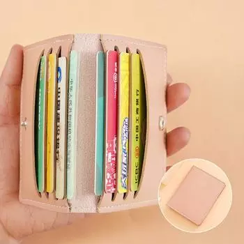 1 шт., сумка для карт, тонкий и компактный чехол для банковских карт, кошелек для водительских прав, простой и антиразмагничивающий держатель для карт