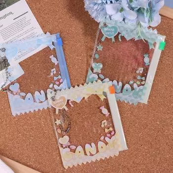 1 шт. сумка для конфет, футляр для хранения значков с мультяшной тематикой, защитная сумка для кукол зелёный