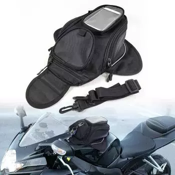 1 шт. сумка для масляного топливного бака мотоцикла, мобильный телефон, навигатор, многофункциональная сумка для мотоцикла, магнитный седельный багаж