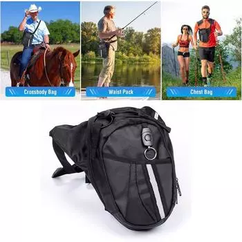 1 шт. сумка для мотоцикла из ткани Оксфорд, водонепроницаемая поясная сумка для мужчин, для езды на велосипеде, регулируемая сумка для ног, пакет мотосумки