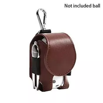 1 шт. сумка для мячей для гольфа, мини-карманные кожаные сумки для хранения мячей для гольфа, держатель для сумки с металлическими пуговицами, 2 аксессуара для хранения мячей для гольфа розовый