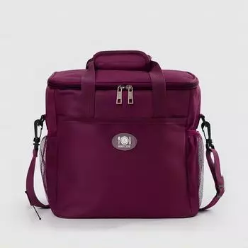 1 шт., сумка для пикника на открытом воздухе, большая емкость, пакет со льдом, домашняя изоляционная сумка, портативная сумка для обеда, утолщенная изоляционная сумка из алюминиевой фольги Pink-S