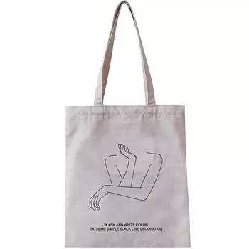 1 шт. Сумка для покупок из ткани, хлопковая холщовая сумка с внутренним карманом, хлопковая холщовая сумка с молнией, большая вместимость, подходит для покупок жёлтый