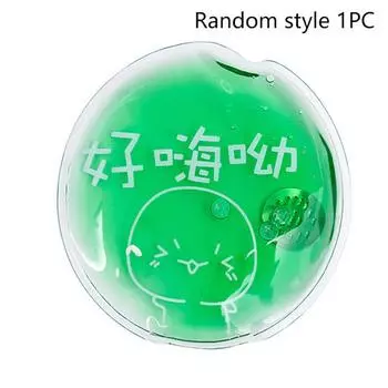 1 шт., сумка-грелка для рук, мультяшная, креативная, многоразовая, гелевая, самонагревающаяся, быстрая, ПВХ, теплая, для путешествий, прочная, практичная