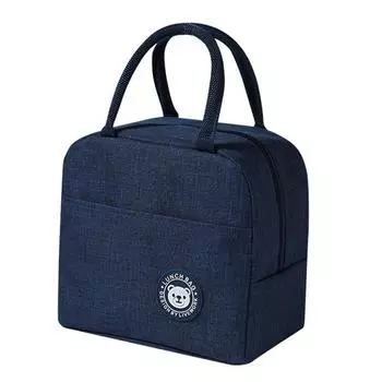 1 шт. сумка-холодильник дорожная сумка для ланча серый