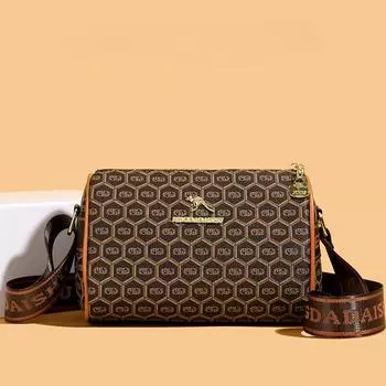 1 шт. сумка женская модная сумка-мессенджер тренд корейская версия большая вместительная текстура для среднего и пожилого возраста женская сумка через плечо темно-коричневого